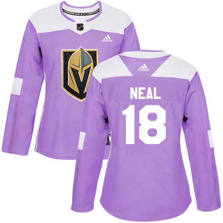 Adidas Golden Knights #18 James Neal Purple Authentic Fights Cancer Women's Stitched NHL Jersey Adidas Golden Knights #18 James Neal Purple Authentic Fights Cancer Women's Stitched NHL Jersey