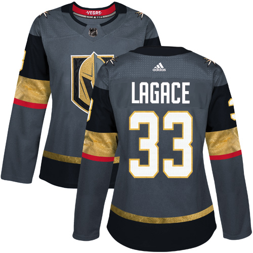Adidas Golden Knights #33 Maxime Lagace Grey Home Authentic Women's Stitched NHL Jersey Adidas Golden Knights #33 Maxime Lagace Grey Home Authentic Women's Stitched NHL Jersey