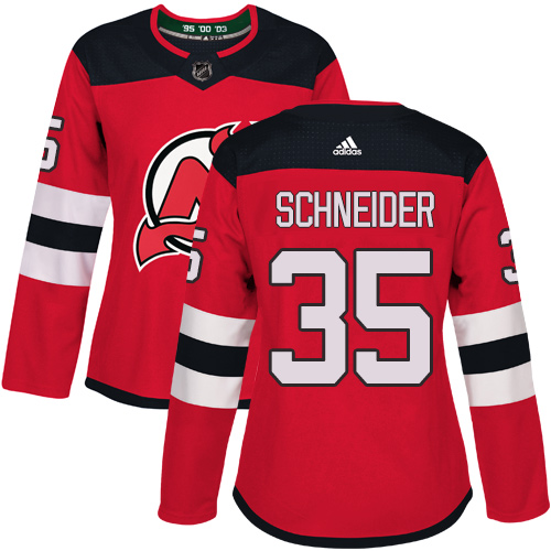 Adidas Devils #35 Cory Schneider Red Home Authentic Women's Stitched NHL Jersey Adidas Devils #35 Cory Schneider Red Home Authentic Women's Stitched NHL Jersey