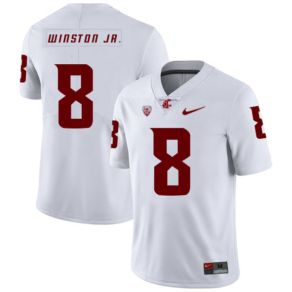 Washington State Cougars 8 Easop Winston Jr. White College Football Jersey Washington State Cougars 8 Easop Winston Jr. White College Football Jersey