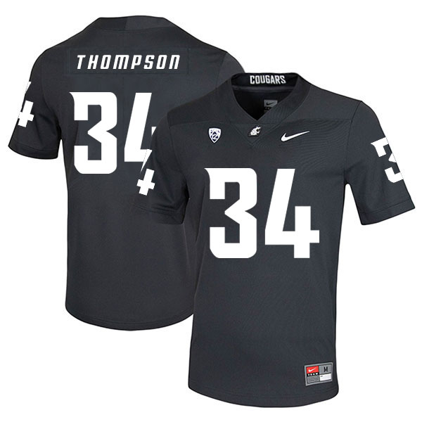 Washington State Cougars 34 Jalen Thompson Black College Football Jersey Washington State Cougars 34 Jalen Thompson Black College Football Jersey