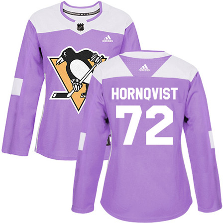 Adidas Penguins #72 Patric Hornqvist Purple Authentic Fights Cancer Women's Stitched NHL Jersey Adidas Penguins #72 Patric Hornqvist Purple Authentic Fights Cancer Women's Stitched NHL Jersey