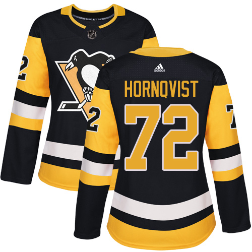 Adidas Penguins #72 Patric Hornqvist Black Home Authentic Women's Stitched NHL Jersey Adidas Penguins #72 Patric Hornqvist Black Home Authentic Women's Stitched NHL Jersey