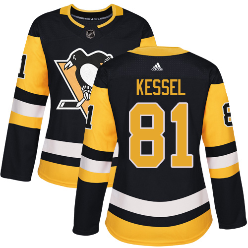 Adidas Penguins #81 Phil Kessel Black Home Authentic Women's Stitched NHL Jersey Adidas Penguins #81 Phil Kessel Black Home Authentic Women's Stitched NHL Jersey