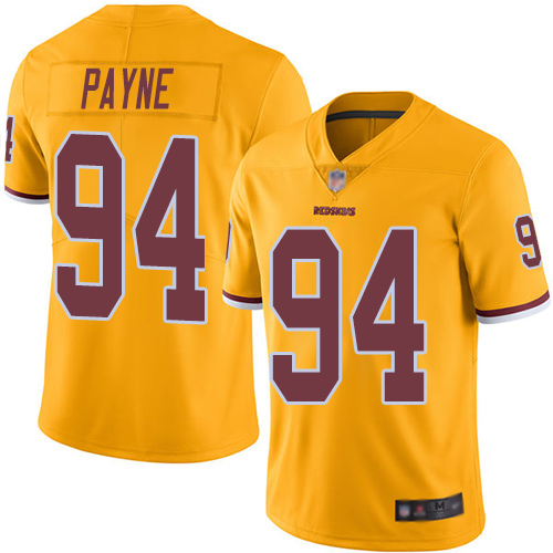 Redskins #94 Da'Ron Payne Gold Youth Stitched Football Limited Rush Jersey Redskins #94 Da'Ron Payne Gold Youth Stitched Football Limited Rush Jersey