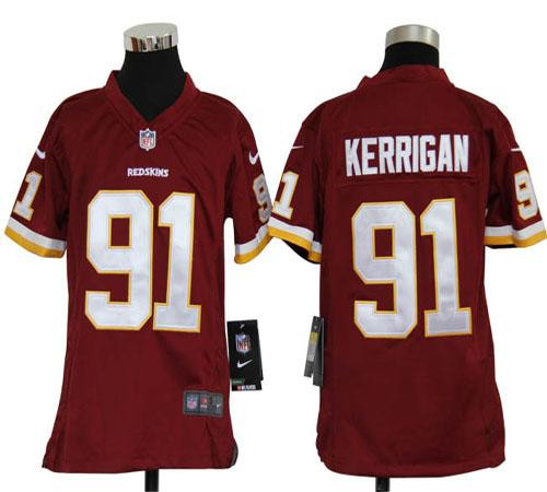 Nike Redskins #91 Ryan Kerrigan Burgundy Red Team Color Youth Stitched NFL Elite Jersey Nike Redskins #91 Ryan Kerrigan Burgundy Red Team Color Youth Stitched NFL Elite Jersey