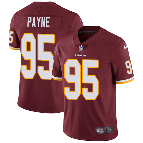 Nike Redskins #95 Da'Ron Payne Burgundy Red Team Color Youth Stitched NFL Vapor Untouchable Limited Jersey Nike Redskins #95 Da'Ron Payne Burgundy Red Team Color Youth Stitched NFL Vapor Untouchable Limited Jersey