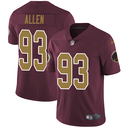 Nike Redskins #93 Jonathan Allen Burgundy Red Alternate Youth Stitched NFL Vapor Untouchable Limited Jersey Nike Redskins #93 Jonathan Allen Burgundy Red Alternate Youth Stitched NFL Vapor Untouchable Limited Jersey