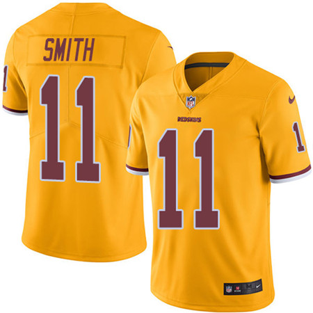 Nike Redskins #11 Alex Smith Gold Youth Stitched NFL Limited Rush Jersey Nike Redskins #11 Alex Smith Gold Youth Stitched NFL Limited Rush Jersey