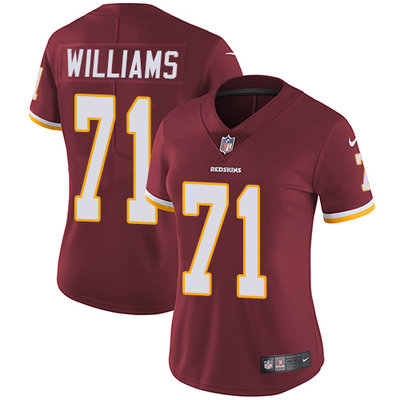 Nike Redskins #71 Trent Williams Burgundy Red Team Color Women's Stitched NFL Vapor Untouchable Limited Jersey Nike Redskins #71 Trent Williams Burgundy Red Team Color Women's Stitched NFL Vapor Untouchable Limited Jersey