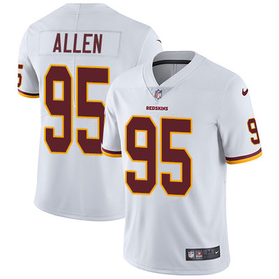 Nike Redskins #95 Jonathan Allen White Youth Stitched NFL Vapor Untouchable Limited Jersey Nike Redskins #95 Jonathan Allen White Youth Stitched NFL Vapor Untouchable Limited Jersey