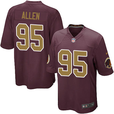 Nike Redskins #95 Jonathan Allen Burgundy Red Alternate Youth Stitched NFL Elite Jersey Nike Redskins #95 Jonathan Allen Burgundy Red Alternate Youth Stitched NFL Elite Jersey