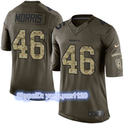 Nike Redskins #46 Alfred Morris Green Youth Stitched NFL Limited Salute to Service Jersey