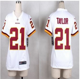 Youth New Redskins #21 Sean Taylor White Stitched NFL Elite Jersey