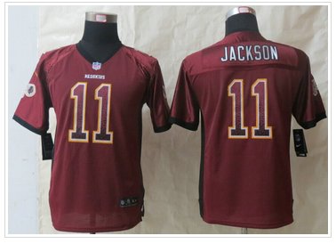 Youth NEW Redskins #11 DeSean Jackson Burgundy Red Team Color NFL Elite Drift Fashion Jersey