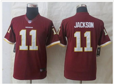 Youth NFL Washington Redskins #11 DeSean Jackson Burgundy Red Team Color Nike Jersey