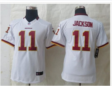 Youth NFL Washington Redskins #11 DeSean Jackson White Nike Jersey