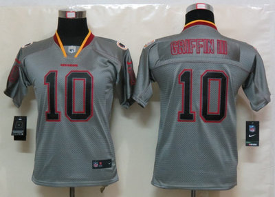 Youth NEW Washington Redskins 10 Robert Griffin III Lights Out Grey Elite Jerseys Youth NEW Washington Redskins 10 Robert Griffin III Lights Out Grey Elite Jerseys