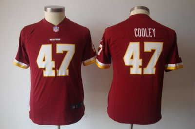 Youth Nike NFL Washington Redskins 47 Chris Cooley Red Jerseys