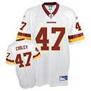 KID Washington Redskins 47 Chris Cooley White Jersey