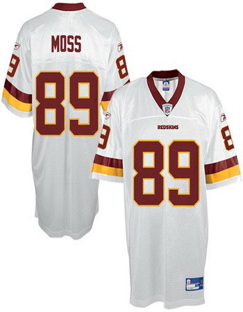 Kid Washington Redskins 89 Santana Moss White