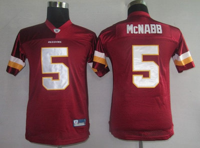 Washington Red Skins 5 McNabb red【kids