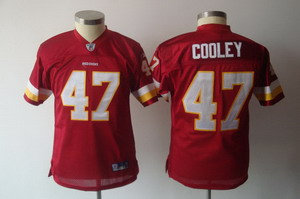 Washington Redskins 47 Chris Cooley Red Kids Jerseys