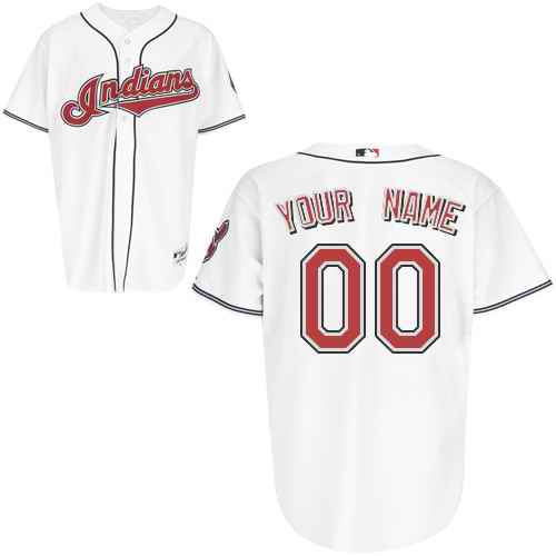 Cleveland Indians White Man Custom Jerseys Cleveland Indians White Man Custom Jerseys
