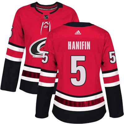 Adidas Hurricanes #5 Noah Hanifin Red Home Authentic Women's Stitched NHL Jersey Adidas Hurricanes #5 Noah Hanifin Red Home Authentic Women's Stitched NHL Jersey