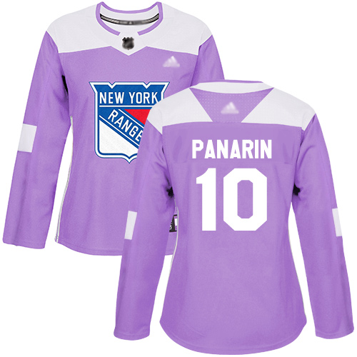 Rangers #10 Artemi Panarin Purple Authentic Fights Cancer Women's Stitched Hockey Jersey Rangers #10 Artemi Panarin Purple Authentic Fights Cancer Women's Stitched Hockey Jersey