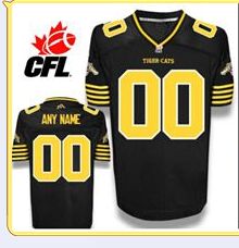 Hamilton TiCats Customized Black jerseys (CFL)