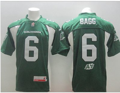 CFLS province BAGG #6 green, the old on jerseys