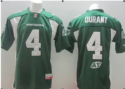 CFLS -province DURANT 4 green jerseys