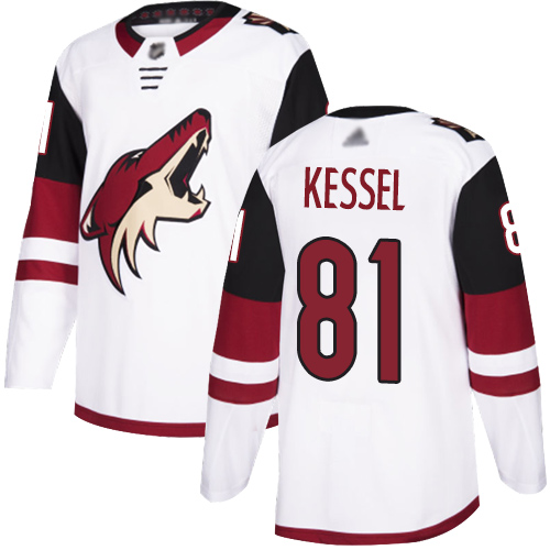Coyotes #81 Phil Kessel White Road Authentic Stitched Youth Hockey Jersey Coyotes #81 Phil Kessel White Road Authentic Stitched Youth Hockey Jersey