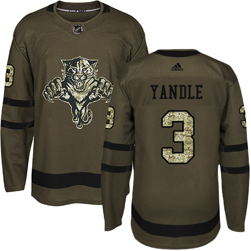Panthers #3 Keith Yandle Green Salute to Service Stitched Youth Hockey Jersey Panthers #3 Keith Yandle Green Salute to Service Stitched Youth Hockey Jersey