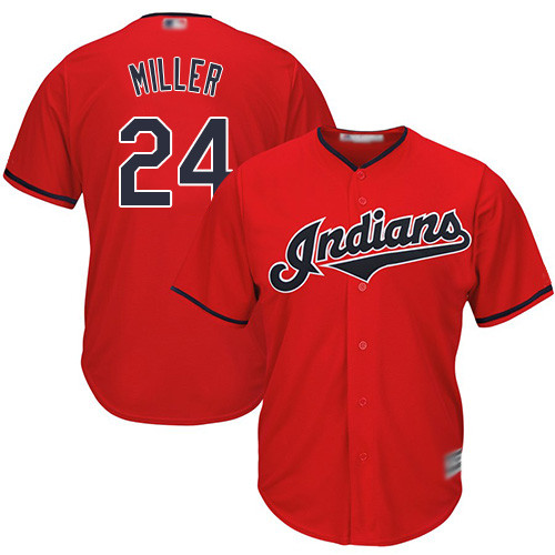 Indians #24 Andrew Miller Red Stitched Youth Baseball Jersey Indians #24 Andrew Miller Red Stitched Youth Baseball Jersey