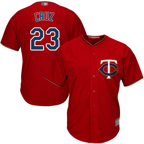 Twins #23 Nelson Cruz Red Cool Base Stitched Youth Baseball Jersey Twins #23 Nelson Cruz Red Cool Base Stitched Youth Baseball Jersey