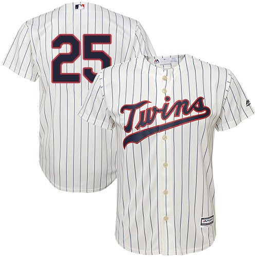 Twins #25 Byron Buxton Cream Strip Cool Base Stitched Youth MLB Jersey Twins #25 Byron Buxton Cream Strip Cool Base Stitched Youth MLB Jersey