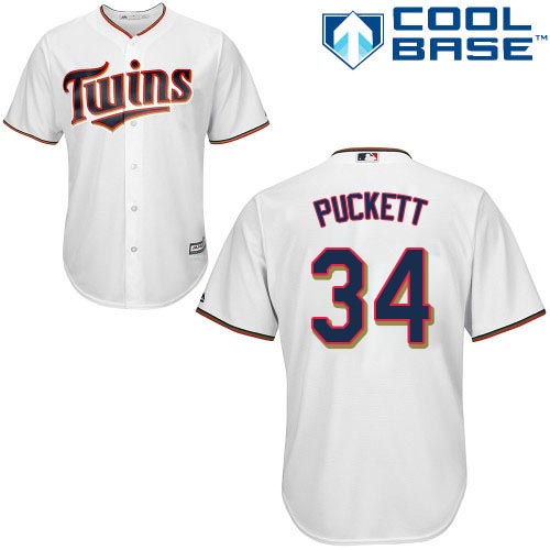 Twins #34 Kirby Puckett White Cool Base Stitched Youth MLB Jersey Twins #34 Kirby Puckett White Cool Base Stitched Youth MLB Jersey