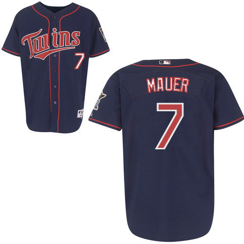 jerseys Minnesota Twins 7 Joe Mauer Navy youth
