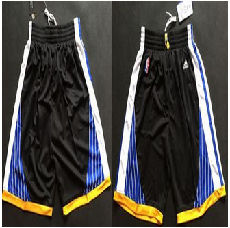 Golden State Warriors Black(Stripe) NBA Shorts