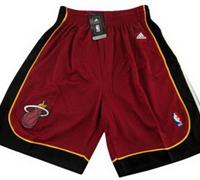 Miami Heat Red Mesh Swingman NBA Shorts