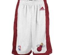Miami Heat White Shorts
