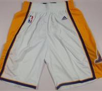 Los Angeles Lakers White Revolution 30 Swingman NBA Shorts