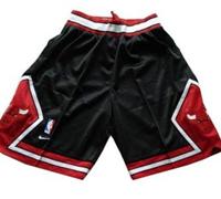 Chicago Bulls No.23 Michael Jordan Black Shorts