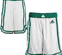 Boston Celtics White Shorts