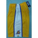 los angeles lakers yellow&white short