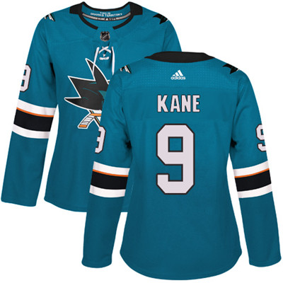 Adidas Sharks #9 Evander Kane Teal Home Authentic Women's Stitched NHL Jersey Adidas Sharks #9 Evander Kane Teal Home Authentic Women's Stitched NHL Jersey