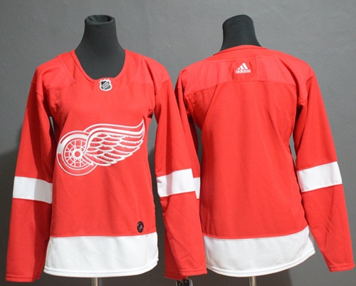 Red Wings Blank Red Home Authentic Women's Stitched Hockey Jersey Red Wings Blank Red Home Authentic Women's Stitched Hockey Jersey