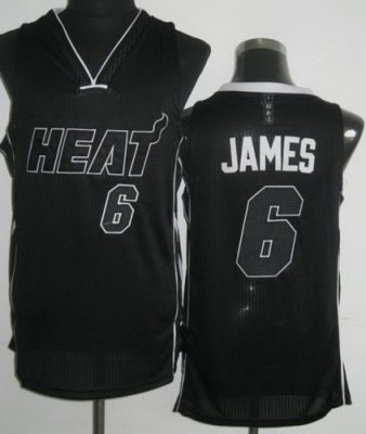 Miami Heat 6 LeBron James Black Revolution 30 NBA Jerseys Black Number Miami Heat 6 LeBron James Black Revolution 30 NBA Jerseys Black Number